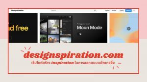 เว็ปไซต์สร้าง Inspiration - Designspiration